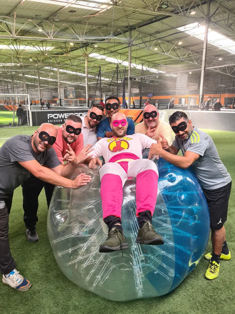 Bubble foot Bordeaux UniGames - balle bubble foot bulle