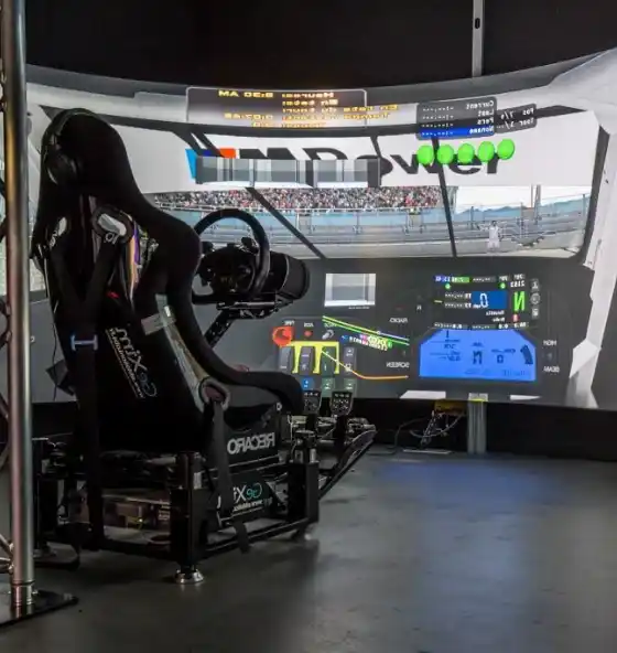 Simulateur de pilotage de Formule 1